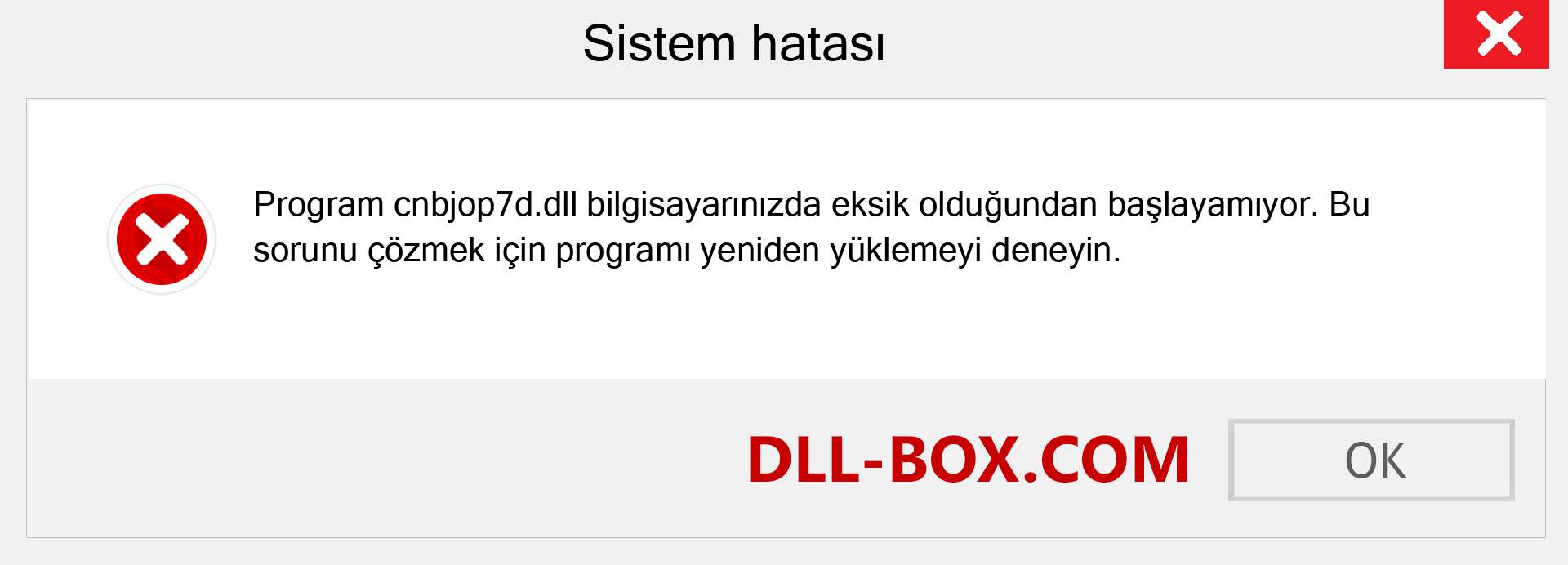 cnbjop7d.dll dosyası eksik mi? Windows 7, 8, 10 için İndirin - Windows'ta cnbjop7d dll Eksik Hatasını Düzeltin, fotoğraflar, resimler